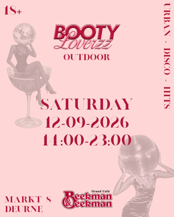 Bootyloverzz poster 12 september