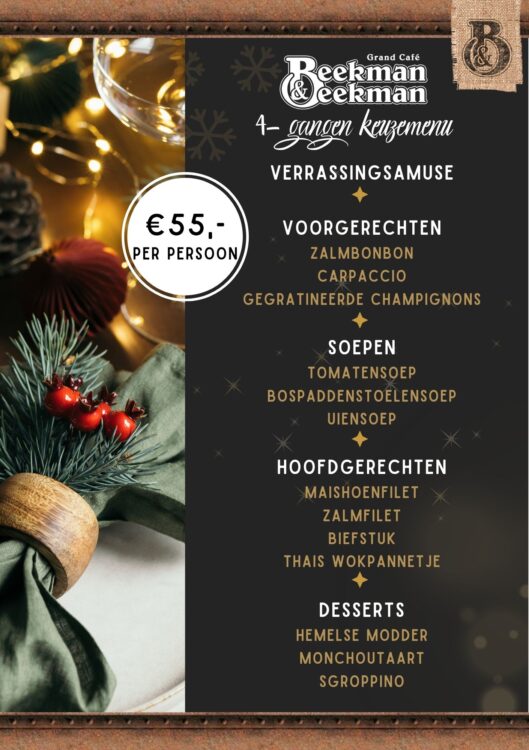 Kerstmenu 2026